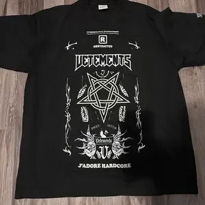 【J】Vetements Vetements Hardcore Logo Patch Hoodie – Justin Reed